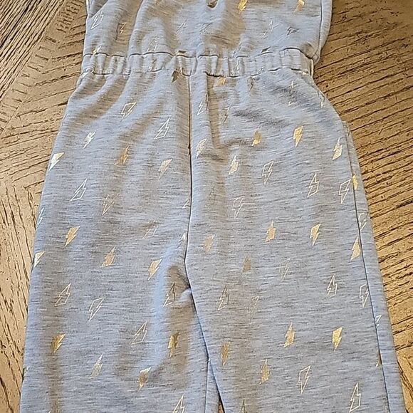 Girls gray romper jumpsuit size 7/8 new condition - Picture 8 of 10